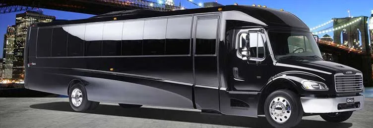 Ford F650 Shuttle Bus, available with a chauffeur in Los Angeles
