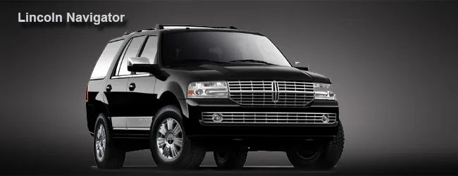 Lincoln Navigator, available with a chauffeur in Los Angeles
