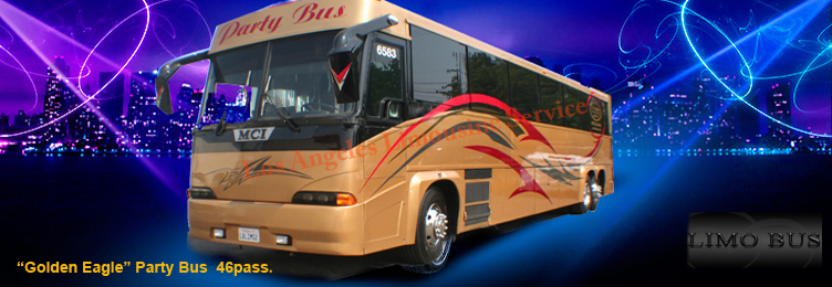 Golden Eagle party bus